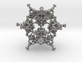 Rotated Icosahedron in Natural Silver