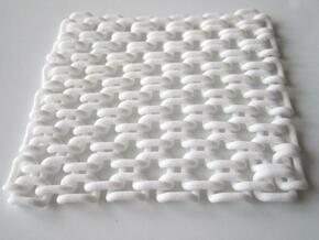 Square Fabric v1 in White Natural Versatile Plastic
