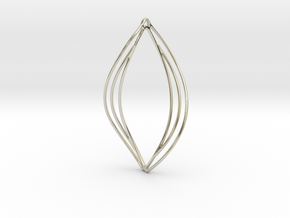 Flower 50 Twist in 14k White Gold