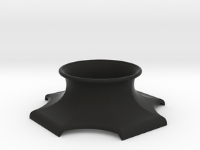The Universe Sphere Base "LED Fitting" in Black Premium Versatile Plastic