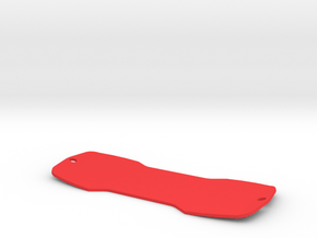 Finger Air Board in Red Processed Versatile Plastic
