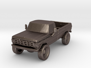 Lifted Pickup in Polished Bronzed Silver Steel
