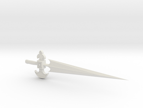 Dreadstar Sword in White Natural Versatile Plastic