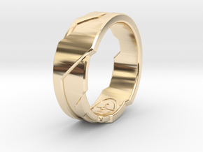 GD Ring (Choose Size Below) in 14K Yellow Gold