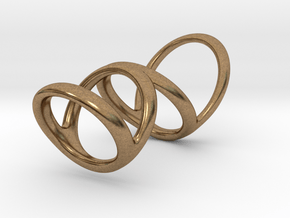 Ring for Heather L1 20 L2 35 D1 13_21 D2 14_45 D3  in Natural Brass