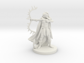 Tiefling  Female  Ranger in White Premium Versatile Plastic