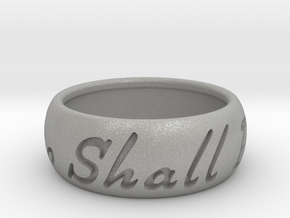 This Too Shall Pass ring size 11 1/2 in Aluminum
