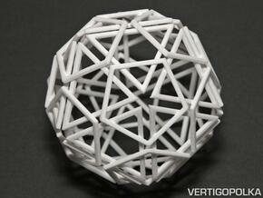 Exploded Polyhedra in White Natural Versatile Plastic