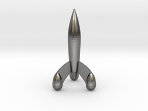SPACE:2022 Retro Rocket in Polished Nickel Steel
