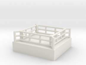 Boxring (mobil) - 1:220 in White Natural Versatile Plastic