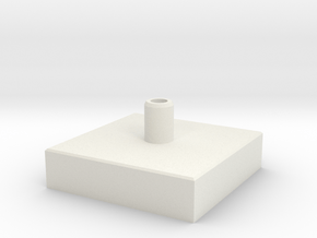 Concrete bloc in White Natural Versatile Plastic