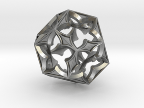 Dodecahedron Thingy in Natural Silver