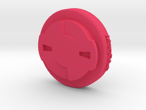 Garmin Edge to Wahoo Elemnt Adaptor Mount in Pink Processed Versatile Plastic