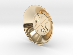 Seal of the Moon Charging Bowl (small) in 14k Gold Plated Brass