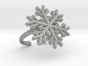 Snowflake Ring 1 d=16.5mm Adjustable h21d165a in Aluminum