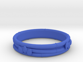 Taketori ring(Japan 10,USA 5.5,Britain K)  in Blue Processed Versatile Plastic