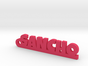SANCHO_keychain_Lucky in Pink Processed Versatile Plastic