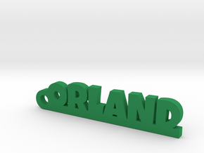 ORLAND_keychain_Lucky in Green Processed Versatile Plastic