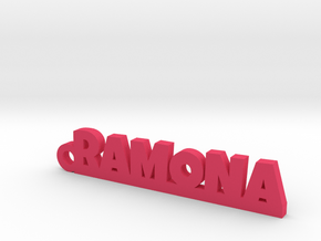 RAMONA_keychain_Lucky in Pink Processed Versatile Plastic