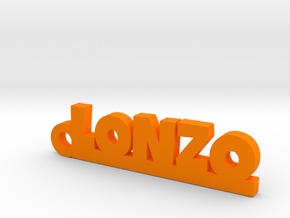 LONZO_keychain_Lucky in Orange Processed Versatile Plastic