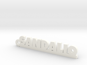 SANDALIO_keychain_Lucky in Natural Sandstone