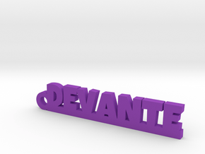 DEVANTE_keychain_Lucky in Purple Processed Versatile Plastic