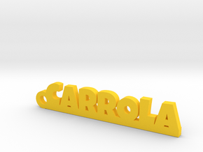 CARROLA_keychain_Lucky in Polished and Bronzed Black Steel