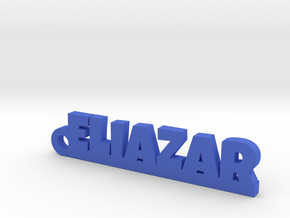 ELIAZAR_keychain_Lucky in Blue Processed Versatile Plastic