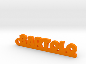 BARTOLO_keychain_Lucky in Orange Processed Versatile Plastic