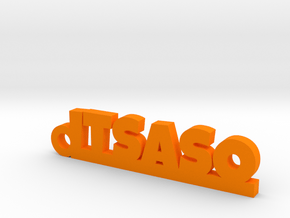 ITSASO_keychain_Lucky in Orange Processed Versatile Plastic