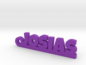 JOSIAS_keychain_Lucky in Purple Processed Versatile Plastic
