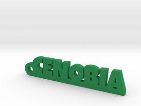 CENOBIA_keychain_Lucky in Green Processed Versatile Plastic