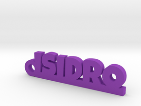 ISIDRO_keychain_Lucky in Purple Processed Versatile Plastic