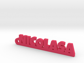 NICOLASA_keychain_Lucky in Pink Processed Versatile Plastic