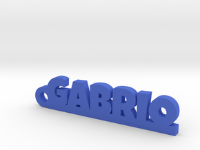GABRIO_keychain_Lucky in Blue Processed Versatile Plastic