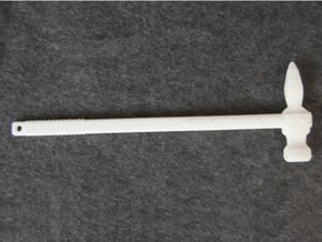 Knight's War Hammer - 1:4 in White Natural Versatile Plastic