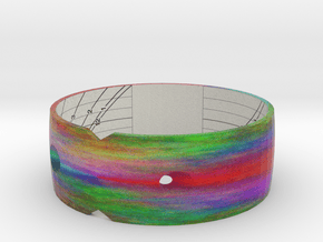 Sundial Bangle 41N 3.1" in Full Color Sandstone