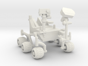 Curiosity Rover in White Natural Versatile Plastic