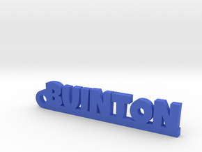 BUINTON_keychain_Lucky in Blue Processed Versatile Plastic