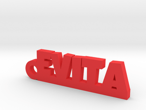 EVITA_keychain_Lucky in Red Processed Versatile Plastic