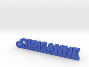 CHRISANNE_keychain_Lucky in Polished and Bronzed Black Steel