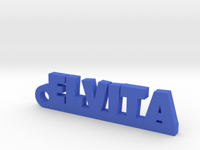 ELVITA_keychain_Lucky in Blue Processed Versatile Plastic