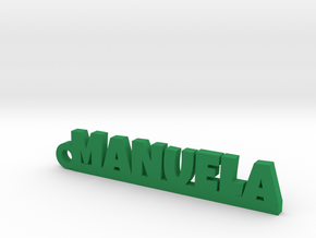 MANUELA_keychain_Lucky in Green Processed Versatile Plastic