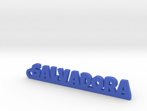 SALVADORA_keychain_Lucky in Polished and Bronzed Black Steel