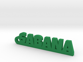 SABANA_keychain_Lucky in Green Processed Versatile Plastic