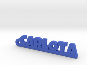 CARLOTA_keychain_Lucky in Fine Detail Polished Silver
