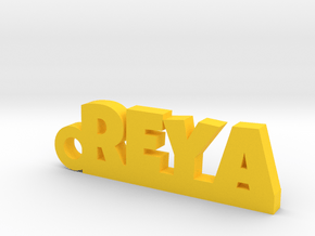 REYA_keychain_Lucky in Polished Brass