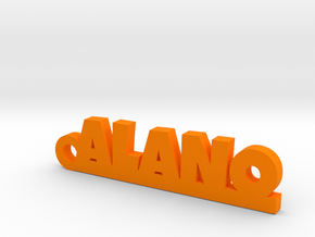 ALANO_keychain_Lucky in Orange Processed Versatile Plastic