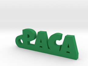 PACA_keychain_Lucky in Green Processed Versatile Plastic