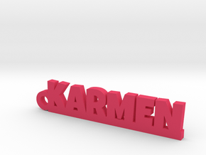 KARMEN_keychain_Lucky in 14k Rose Gold Plated Brass